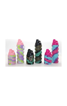 10 Adet Katlanabilir Portatif Silikon Su Şişesi 500 Ml Açık / 250 Ml Kapalı, Foldable Water Bottle, Travel, Portable 10 Adet Katlanabilir Portatif Silikon Su Şişesi 500 Ml Açık / 250 Ml Kapalı, Foldable Water Bottle, Travel, Portable