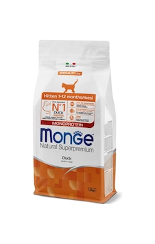 Monge Kitten Tek Proteinli Ördekli Yavru Kedi Maması 1,5 Kg Monge Kitten Tek Proteinli Ördekli Yavru Kedi Maması 1,5 Kg