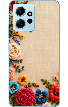 Redmi Note 12 4g Uyumlu İşlemeli İğne Oyası Baskılı Silikon Kılıf Renkli Redmi Note 12 4g Uyumlu İşlemeli İğne Oyası Baskılı Silikon Kılıf Renkli