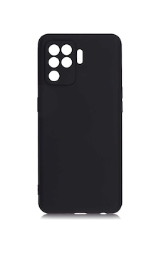Kilifone - Oppo Uyumlu Reno 5 Lite - Kılıf Mat Renkli Esnek Premier Silikon Kapak - Siyah Kilifone - Oppo Uyumlu Reno 5 Lite - Kılıf Mat Renkli Esnek Premier Silikon Kapak - Siyah