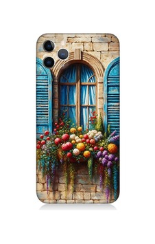 Apple iPhone 11 Pro Max Uyumlu Pencereden Renkli Hayat Desenli Silikon Kılıf Çok Renkli Apple iPhone 11 Pro Max Uyumlu Pencereden Renkli Hayat Desenli Silikon Kılıf Çok Renkli