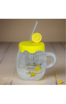 Limon Tasarımlı Kupa Bardak Renkli Limon Tasarımlı Kupa Bardak Renkli