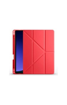 Aksesuarcim Xiaomi Mi Pad 5 İle Uyumlu Kılıf Silikon Yumuşak Kalem Bölmeli Esnek 4 Farklı Stand Olabilen Tablet Kılıfı Kırmızı Sku: Zeusb0gzcczp9s Arka Kapak