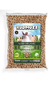 Rodmozz Doğal Organik Kemirgen Altlığı Talaş Çam Peleti 20 L Rodmozz Doğal Organik Kemirgen Altlığı Talaş Çam Peleti 20 L