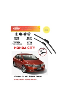 Honda City Cam Muz Muz Silecek Silgi Silgeç 1.4 Motor Araca Özel Aparat 2006 - 2011 Arası Honda City Cam Muz Muz Silecek Silgi Silgeç 1.4 Motor Araca Özel Aparat 2006 - 2011 Arası