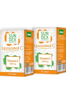 SUNDEX 2’li Paket Lipozomal C 1000 mg 30 Tablet