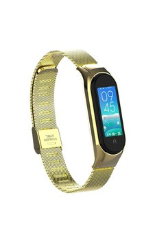 Xiaomi Mi Band 5 Uyumlu Krd-06 Metal Omsy Kordon-gold Xiaomi Mi Band 5 Uyumlu Krd-06 Metal Omsy Kordon-gold
