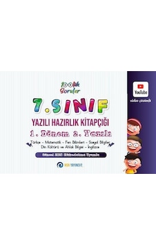 7. Sınıf Yazılı Hazırlık Kitapçığı 1. Dönem 2. Yazılı / Kolektif 7. Sınıf Yazılı Hazırlık Kitapçığı 1. Dönem 2. Yazılı / Kolektif