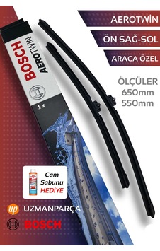Bosch 3397007117 650mm + 550mm Muz Tipi Aerotwin Ön Silecek Seti Bosch 3397007117 650mm + 550mm Muz Tipi Aerotwin Ön Silecek Seti