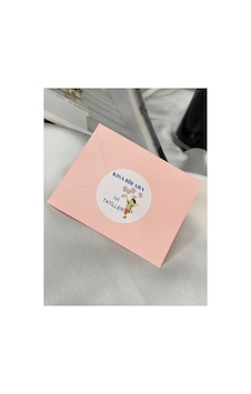 İyi Tatiller Sevimli Sticker Mat Etiket 4 Cm 40 Adet Çok Renkli