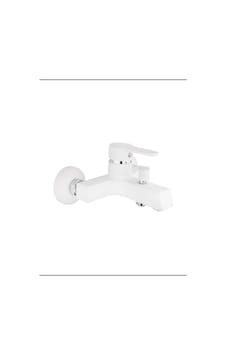 Arya Banyo Bataryası Beyaz - Krom KROM Arya Banyo Bataryası Beyaz - Krom KROM