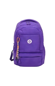 Unisex Çok Bölmeli Sırt Çantası Okul, Seyahat Ve Outdoor Kullanım Mor