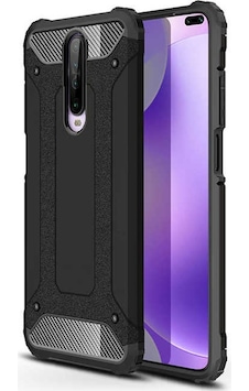 Kilifone - Xiaomi Uyumlu Poco X2 - Kılıf Çift Katman Zırh Tank Crash Military Kapak - Siyah Kilifone - Xiaomi Uyumlu Poco X2 - Kılıf Çift Katman Zırh Tank Crash Military Kapak - Siyah