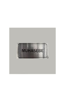 Aluminyum Kapı İsimliği Muhasebe Yazılı Arkası Yapışkanlı 10x20 Cm Aluminyum Kapı İsimliği Muhasebe Yazılı Arkası Yapışkanlı 10x20 Cm