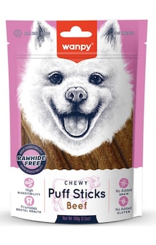 Wanpy Tahılsız Sığır Etli Köpek Çiğneme Ödülü 100 Gr Wanpy Tahılsız Sığır Etli Köpek Çiğneme Ödülü 100 Gr