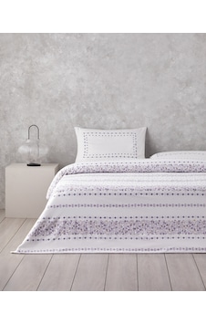 Minibloss Pamuklu Tek Kişilik Nevresim Seti 160x220 Cm Lila Minibloss Pamuklu Tek Kişilik Nevresim Seti 160x220 Cm Lila