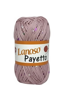 Payetto Fantazi Pullu El Örgü İpi - Pembe Payetto Fantazi Pullu El Örgü İpi - Pembe