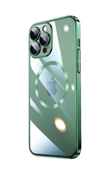 Apple Uyumlu iPhone 14 ProMax Kılıf Kenarları Renkli Wireless Özellikli Renkli Sert Silikon Kapak Apple Uyumlu iPhone 14 ProMax Kılıf Kenarları Renkli Wireless Özellikli Renkli Sert Silikon Kapak