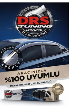 Sunplex Citroen C5 Aircross 2019+ Kromlu Cam Rüzgarlığı Paslanmaz Çelik Kromlu
