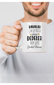 Dedeler Herşeyi Bilir Baskılı Bardak Dedeler Herşeyi Bilir Baskılı Bardak