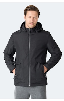 Slazenger Gravel Erkek Kapüşonlu Siyah Mont & Kaban Slazenger Gravel Erkek Kapüşonlu Siyah Mont & Kaban