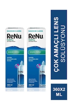 ReNu Multiplus Çok Amaçlı Lens Solüsyonu 360 ml 2 Adet ReNu Multiplus Çok Amaçlı Lens Solüsyonu 360 ml 2 Adet
