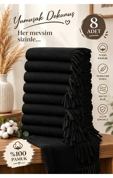 Givoria Unisex Kışlık 8 Li Cafe Restaurant Omuz Şalı Siyah Siyah Givoria Unisex Kışlık 8 Li Cafe Restaurant Omuz Şalı Siyah Siyah