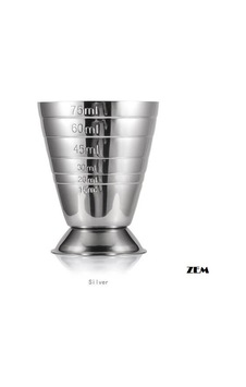 Zem Bar Jigger 75ml Silver Zem Bar Jigger 75ml Silver