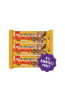 Granola Bar Yer Fıstıklı 25g X 6 Adet Granola Bar Yer Fıstıklı 25g X 6 Adet