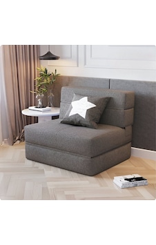 Good Night Twix Tek Kişilik Katlanır Yataklı Koltuk 72cm Antrasit Good Night Twix Tek Kişilik Katlanır Yataklı Koltuk 72cm Antrasit
