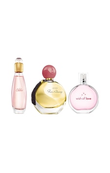 Avon Celebre + Far Away Kadın Parfüm EDT 2 x 50 ML + Wish Of Love Kadın Parfüm EDP 50 ML Avon Celebre + Far Away Kadın Parfüm EDT 2 x 50 ML + Wish Of Love Kadın Parfüm EDP 50 ML