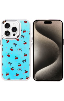 Apple Uyumlu iPhone 15 Pro Kılıf Airbag Tasarımlı Zore Hadra Kapak Kiraz Apple Uyumlu iPhone 15 Pro Kılıf Airbag Tasarımlı Zore Hadra Kapak Kiraz