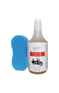 Uniland Motosiklet Şampuanı 1 Lt+Yıkama Süngeri Uniland Motosiklet Şampuanı 1 Lt+Yıkama Süngeri