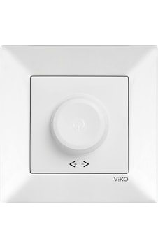 Viko Meridian Rotatif Dimmer Rl 600W/Va Çerçeveli Viko Meridian Rotatif Dimmer Rl 600W/Va Çerçeveli