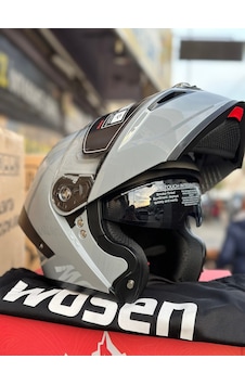 Wosen Motosiklet Kaskı / Güneş Gözlüklü Nardo Gri Wosen Motosiklet Kaskı / Güneş Gözlüklü Nardo Gri