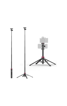 Ulanzi Mt-44b 150cm 2 İn 1 Otomatik Açılan 4 Ayaklı Selfie Monopod Tripod Siyah - S056