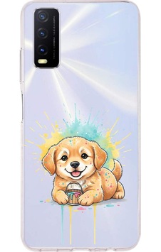 Vivo Y20s İle Uyumlu Splash Köpek Tasarımlı Şeffaf Silikon Kılıf Şeffaf Vivo Y20s İle Uyumlu Splash Köpek Tasarımlı Şeffaf Silikon Kılıf Şeffaf