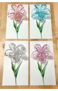 100 Adet Şeffaf Renkli Lotus Toka 8 Cm Kına Seti Çok Renkli 100 Adet Şeffaf Renkli Lotus Toka 8 Cm Kına Seti Çok Renkli