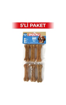 Snacky Natural Köpek Çiğneme Kemiği 10 Cm 6'lı 5 Paket Snacky Natural Köpek Çiğneme Kemiği 10 Cm 6'lı 5 Paket