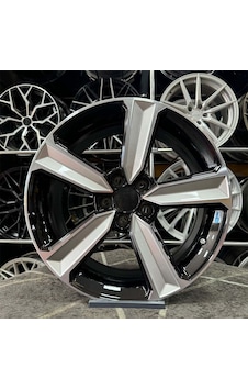 17 İnç 5x100 Babayaga Polo İbiza Egea Uyumlu Siyah Elmas Kesim