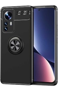 Xiaomi Mi 12 Pro Kılıf Kamera Çıkıntılı Renkli Yüzüklü Standlı Mıknatıslı Kapak Ravel Xiaomi Mi 12 Pro Kılıf Kamera Çıkıntılı Renkli Yüzüklü Standlı Mıknatıslı Kapak Ravel