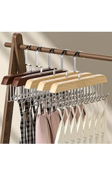 Mucit Home Çok Fonksiyonlu Ahşap 8 Kancalı Sütyen Eşarp Kravat Kemer Çanta Askısı 1 Adet Renkli Mucit Home Çok Fonksiyonlu Ahşap 8 Kancalı Sütyen Eşarp Kravat Kemer Çanta Askısı 1 Adet Renkli