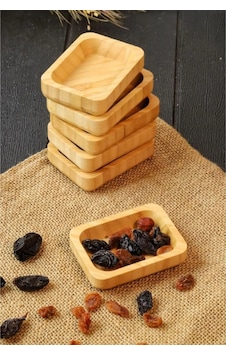 Bambu 6 Lı Mini Kase - Çerezlik - Reçellik - Lokumluk Renkli Bambu 6 Lı Mini Kase - Çerezlik - Reçellik - Lokumluk Renkli