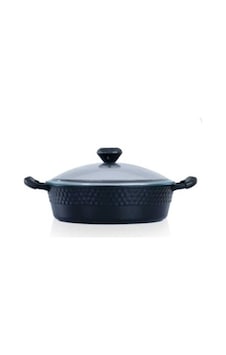 Acar Diamente 26cm Basık Tencere Dg-8564 Siyah Acar Diamente 26cm Basık Tencere Dg-8564 Siyah