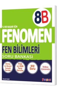 Fenomen Okul 8. Sınıf Fen Bilimleri Soru Bankası B / 9786258450224 Fenomen Okul 8. Sınıf Fen Bilimleri Soru Bankası B / 9786258450224