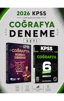 Eğit Akademi 2026 Kpss Coğrafya 23 Deneme & Kpss Coğrafya 6 Deneme Evp Akademi Seti Eğit Akademi 2026 Kpss Coğrafya 23 Deneme & Kpss Coğrafya 6 Deneme Evp Akademi Seti