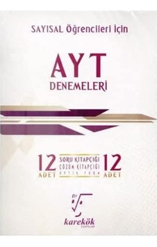 Sayısal Öğrenciler İçin Ayt Denemeleri: 12 Adet
