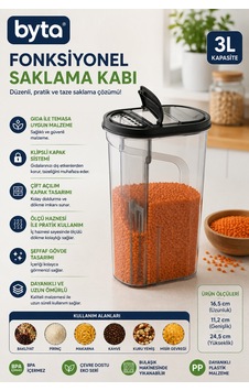 3 L Fonksiyonel Erzak Saklama Kabı Ölçü Hazneli Kapaklı Plastik Gıda Saklama Kabı Şeffaf Mutfak Organizeri Mor Mavi Pembe Siyah 1 Adet Karışık Renk Gönderilir Şeffaf 3 L Fonksiyonel Erzak Saklama Kabı Ölçü Hazneli Kapaklı Plastik Gıda Saklama Kabı Şeffaf Mutfak Organizeri Mor Mavi Pembe Siyah 1 Adet Karışık Renk Gönderilir Şeffaf