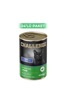 Challenge Kuzu Etli Pate Kedi Konservesi 24 x 400 G Challenge Kuzu Etli Pate Kedi Konservesi 24 x 400 G