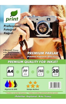 Canon İx6850 550xl Yazıcılar Için A4 Premium Parlak Fotoğraf Kağıdı 260 Gr 20 Yaprak Canon İx6850 550xl Yazıcılar Için A4 Premium Parlak Fotoğraf Kağıdı 260 Gr 20 Yaprak